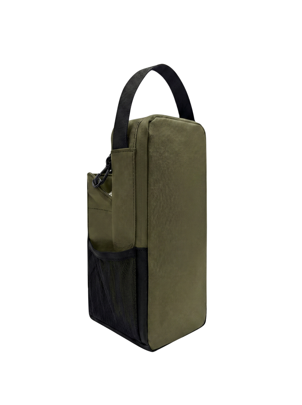 Geantă magnetică fitness PEAKGEAR verde cu curea de umăr
