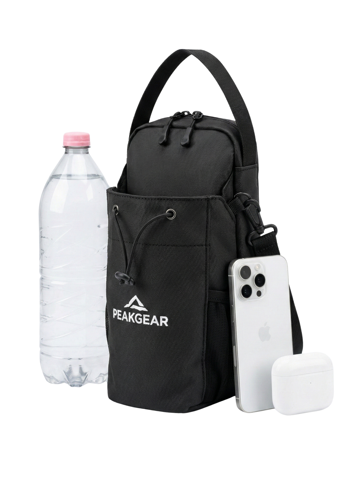 Geantă de antrenament PEAKGEAR neagră cu fixare magnetică