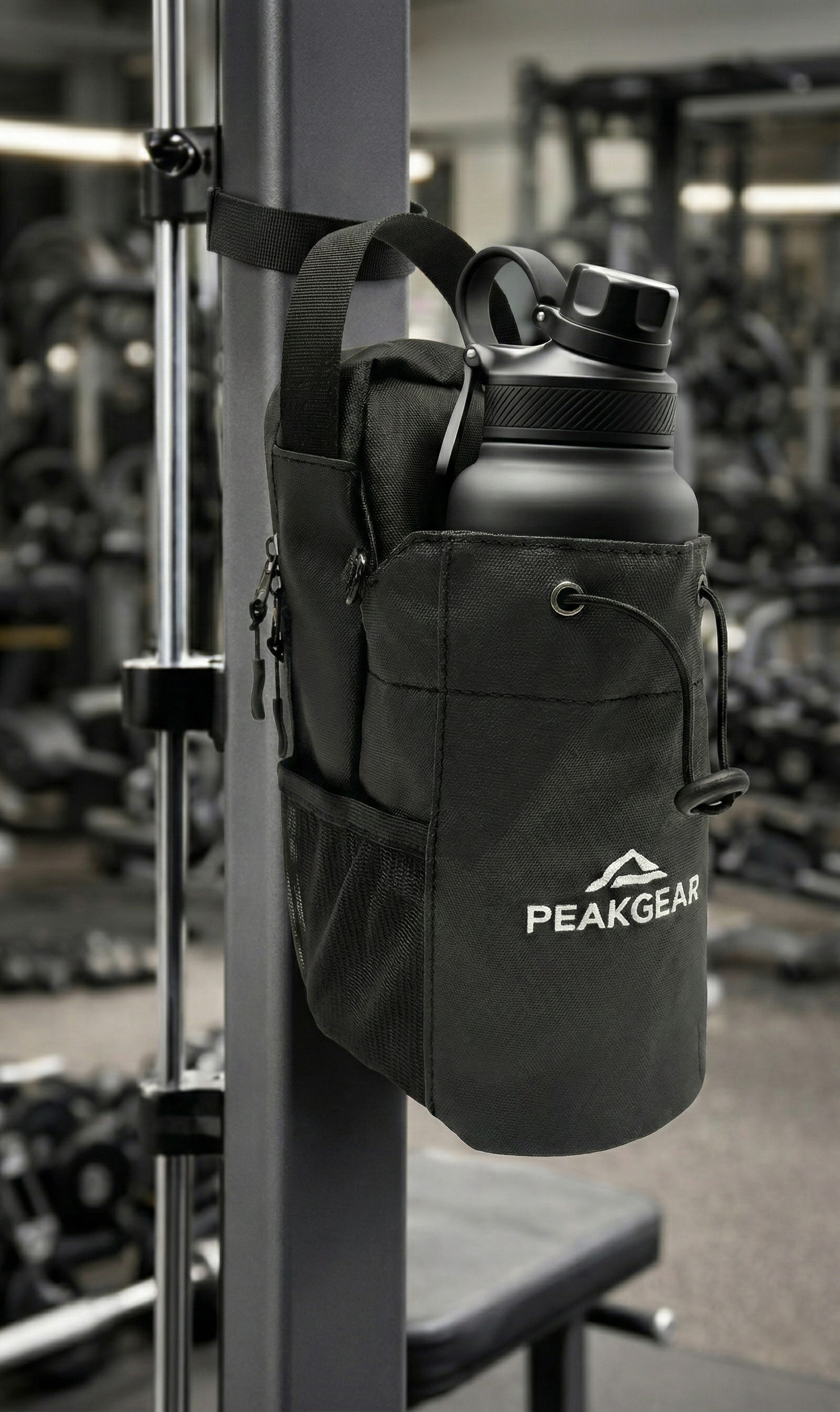 Geantă de fitness magnetică PEAKGEAR - Negru – PeakGear RO Geantă de fitness magnetică PEAKGEAR - Negru – PeakGear RO