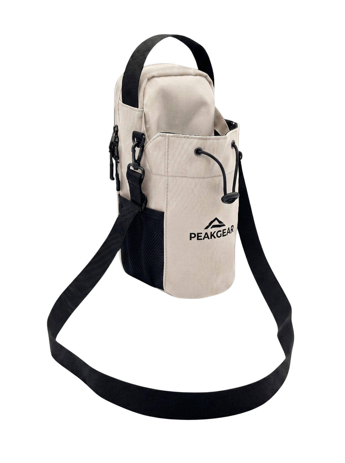 Geantă albă magnetică cu suport pentru sticlă PEAKGEAR
