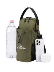 Geantă de antrenament PEAKGEAR verde cu fixare magnetică