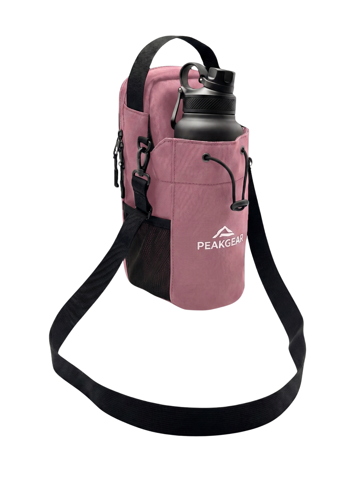 Geantă roz magnetică cu suport pentru sticlă PEAKGEAR